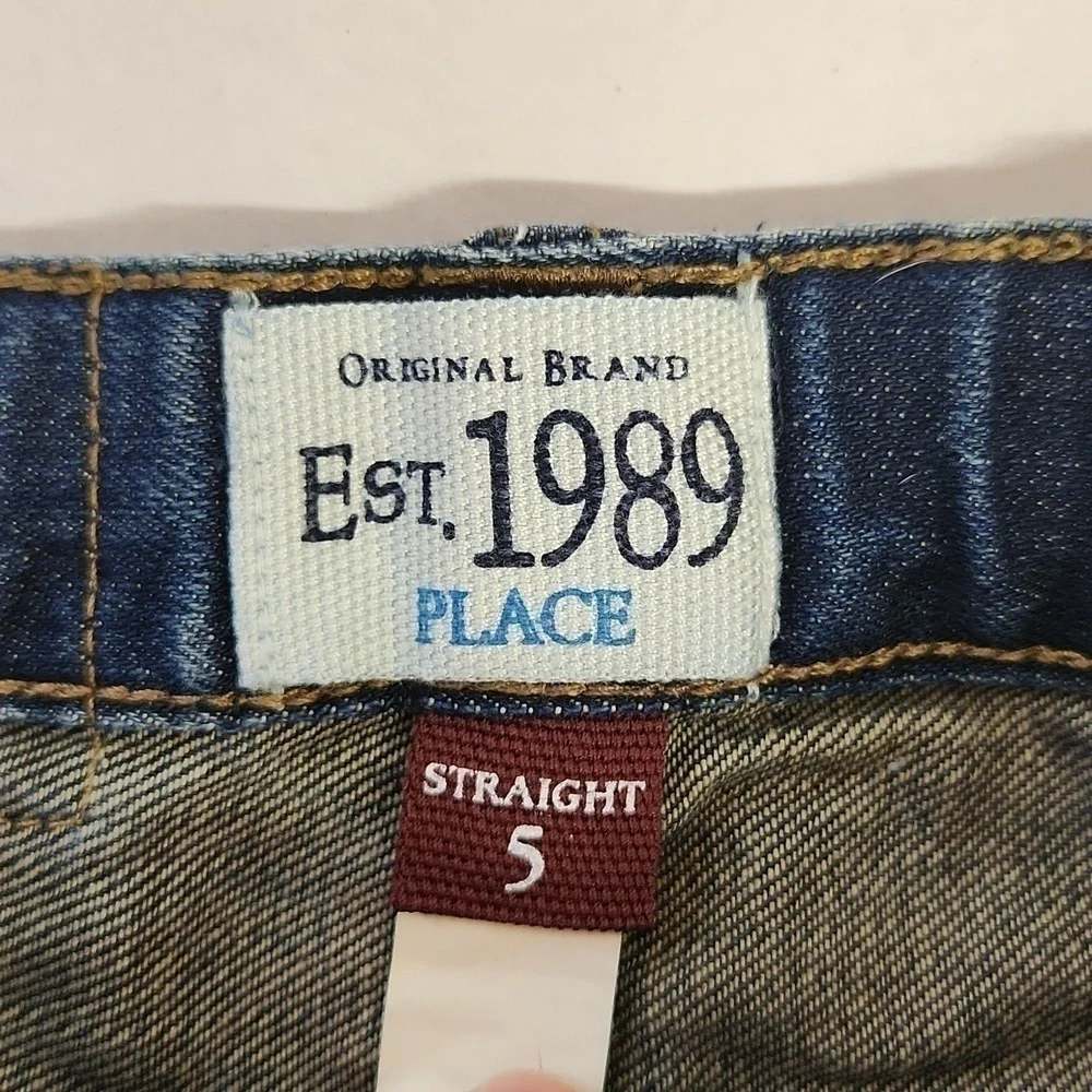 Children's place jeans boys 5 straight leg EUC